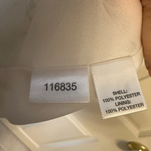 Yellow Floral Ruffle Neck Blouse Tank Top LOFT Size 4 Feminine Spring - Picture 8 of 8